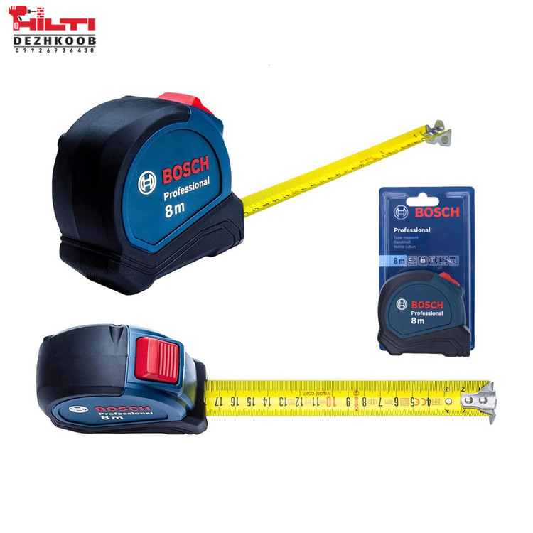 متر دستی 8 متری AUTO-LOCK بوش مدل 1600A01V3S