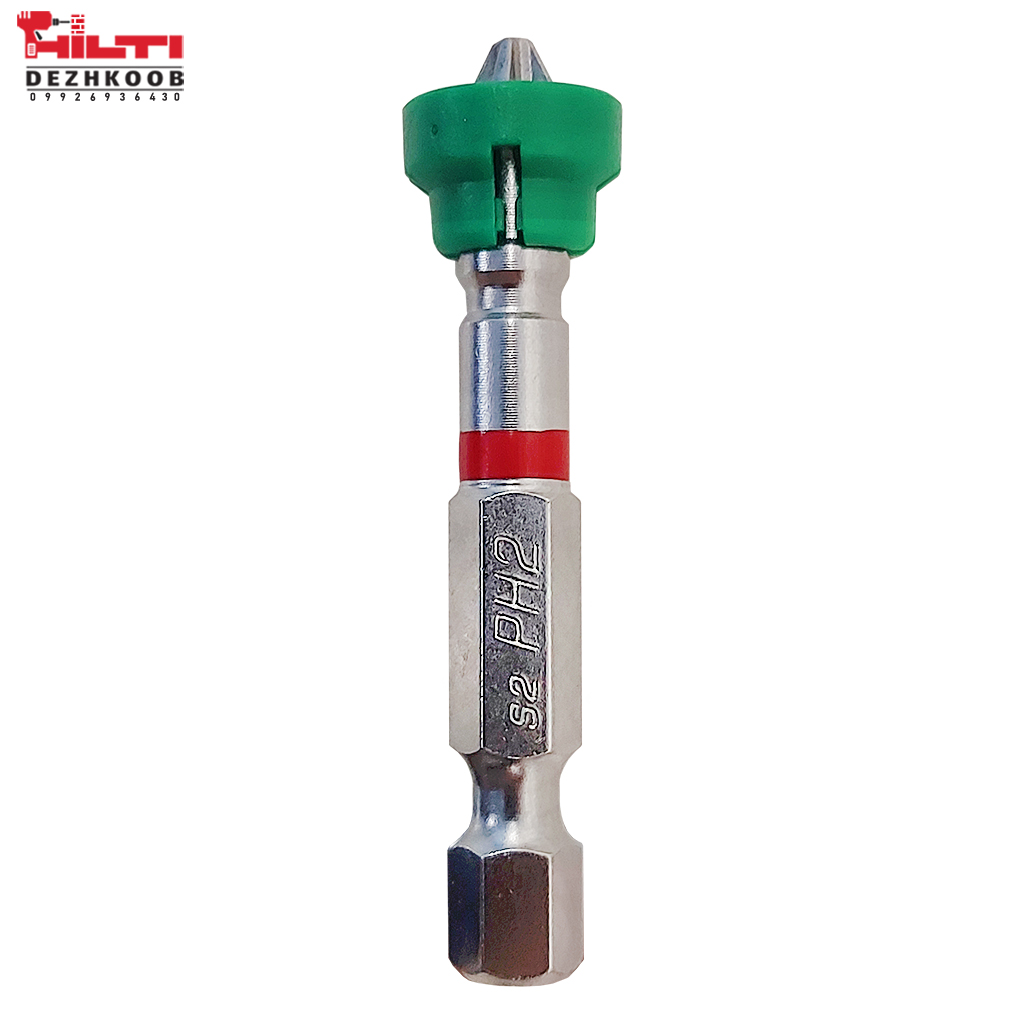 سرپیچ گوشتی بیت چهارسو 5 سانتی مگنتی PH2 پروجان مدل 1902
