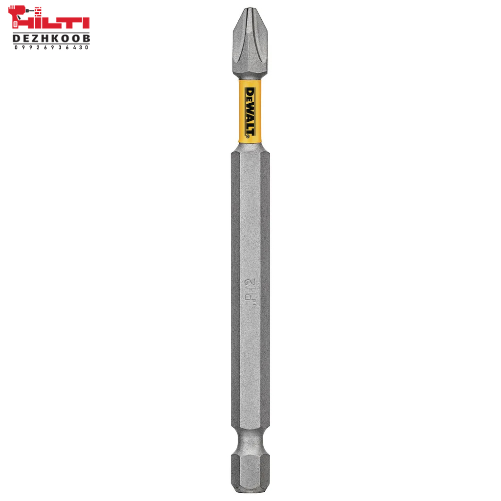 سرپیچ گوشتی بیت چهارسو 9 سانتی PH2 دیوالت مدل DWA3PH2MF
