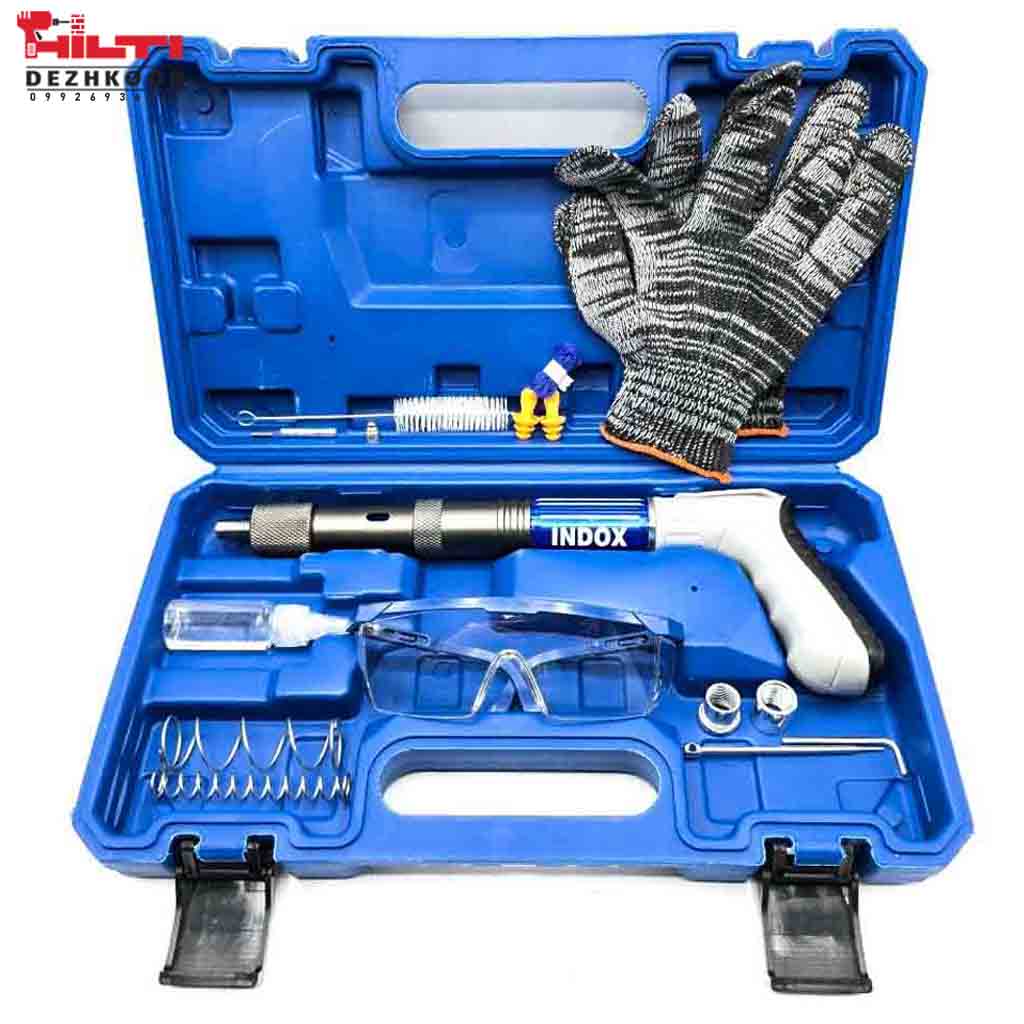 تفنگ میخکوب دستی عصایی فلزی اینداکس مدل 9110